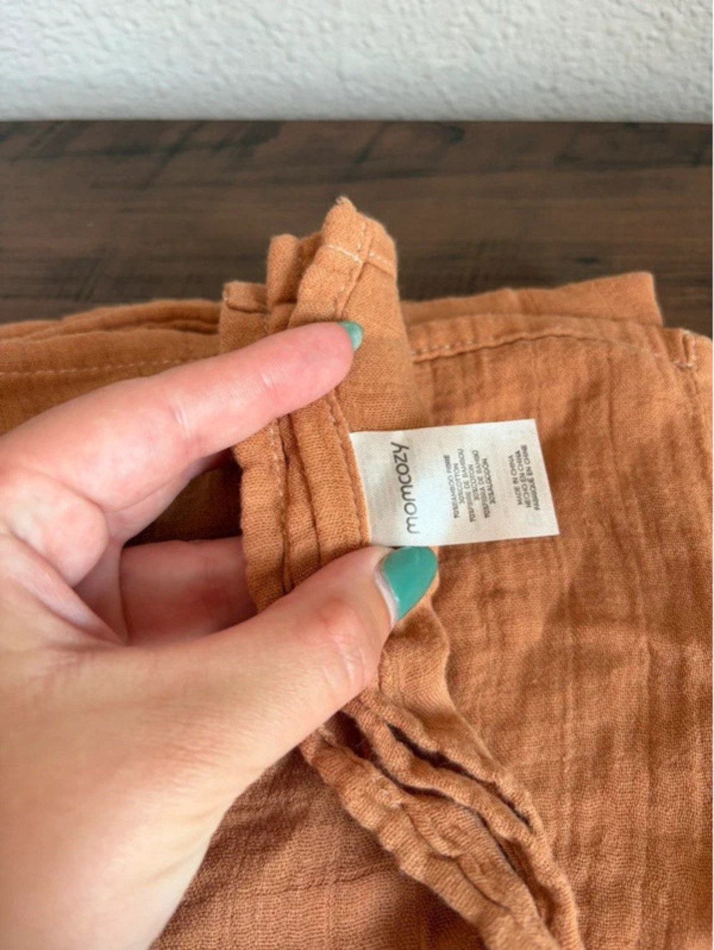 MomCozy Bamboo/Cotton brown swaddle